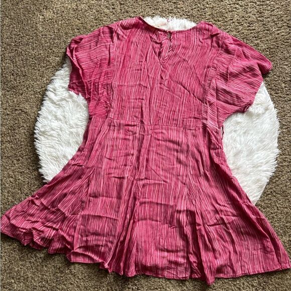 Bibi Dress Belted New Pink Womens Size Small - Picture 2 of 11